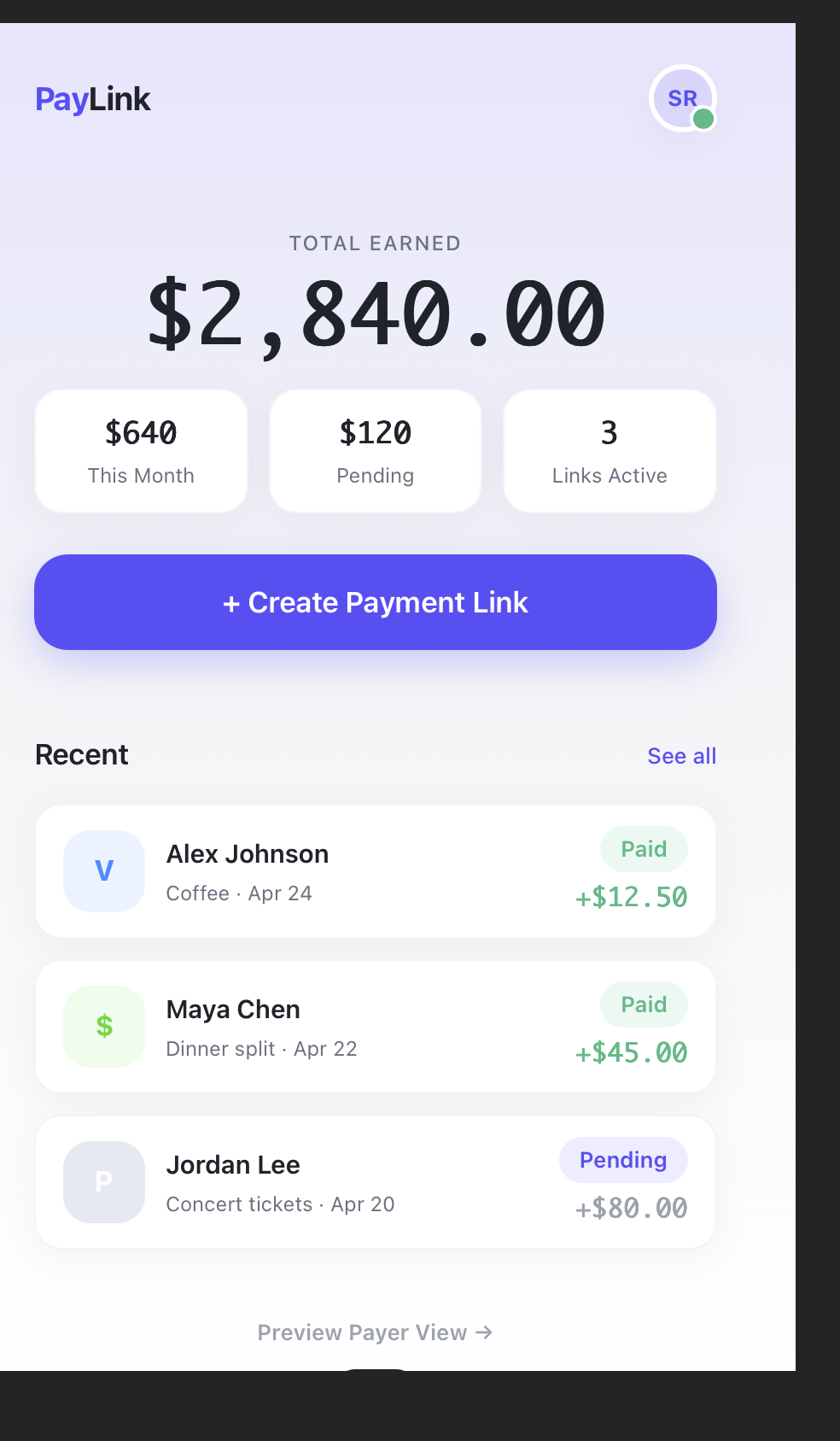 ChatGPT floating UI screen exploration